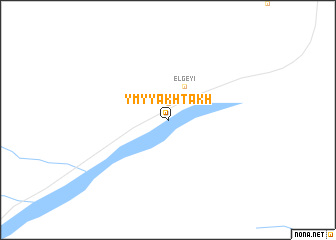 map of Ymyyakhtakh