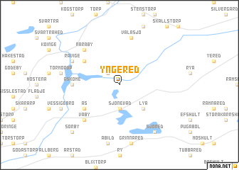 map of Yngered