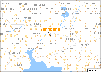 map of Yŏan-dong