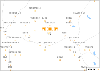 map of Yoboloy