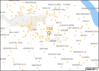 map of Yoe