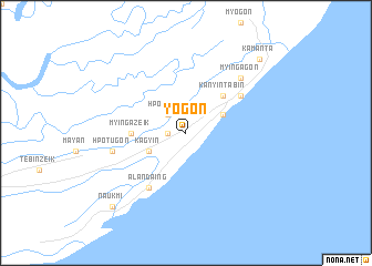 map of Yogôn