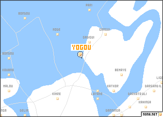 map of Yogou