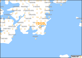 map of Yŏi-gol