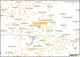 map of Yŏju-dong