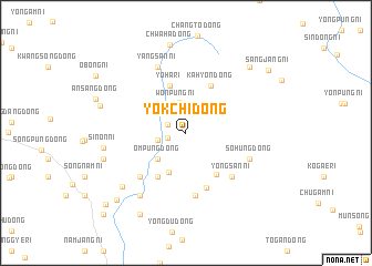 map of Yŏkchi-dong