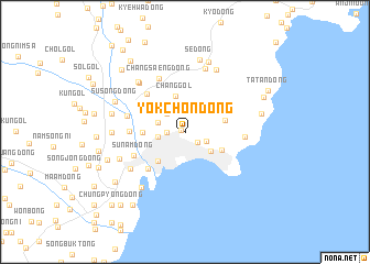 map of Yŏkchŏn-dong