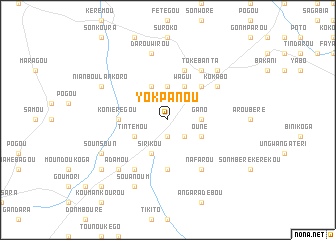 map of Yokpanou