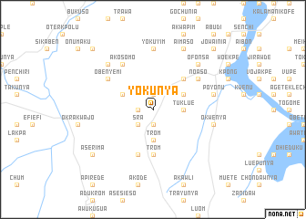 map of Yokunya