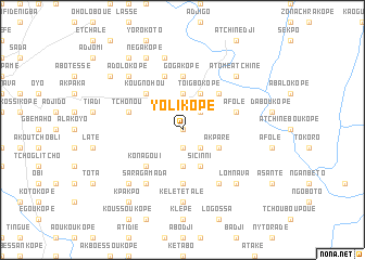 map of Yolikopé