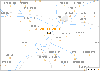 map of Yolluyazı