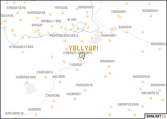 map of Yŏllyu-ri