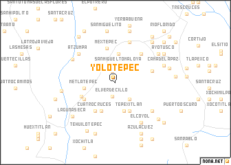 map of Yolotepec