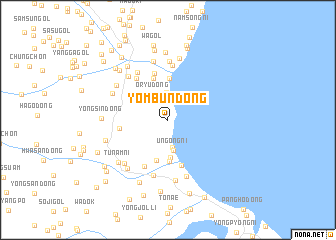map of Yŏmbun-dong