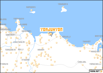 map of Yŏmjuhyŏn