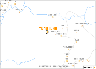 map of Yomo Town