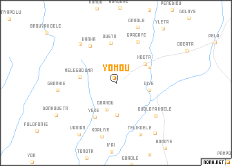 map of Yomou