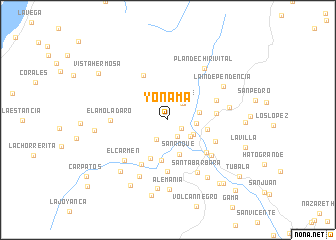 map of Yonama