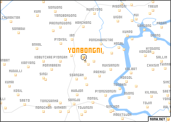 map of Yŏnbong-ni