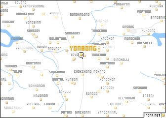 map of Yŏnbong