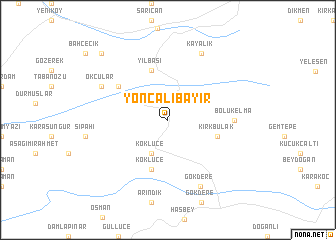 map of Yoncalıbayır