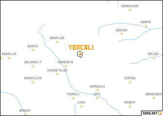 map of Yoncalı