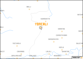 map of Yoncalı