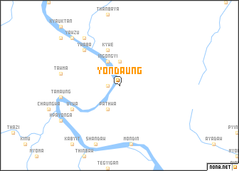 map of Yondaung