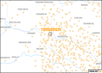 map of Yŏndong-ni