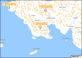 map of Yŏn-dong