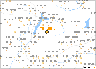 map of Yŏn-dong