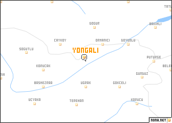 map of Yongalı