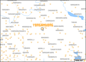 map of Yongam-dong