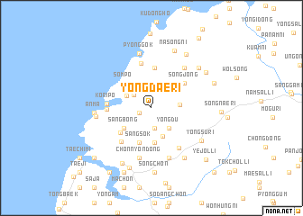map of Yongdae-ri