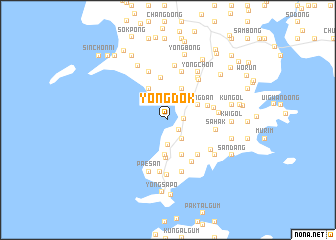 map of Yŏngdŏk
