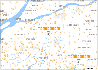 map of Yongdŏng-ni