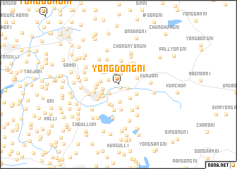 map of Yongdŏng-ni