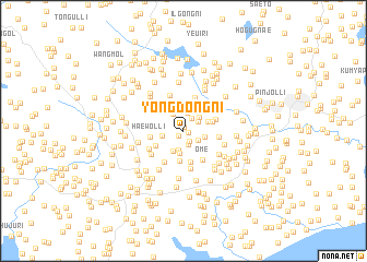 map of Yongdong-ni