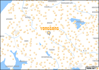 map of Yonggang