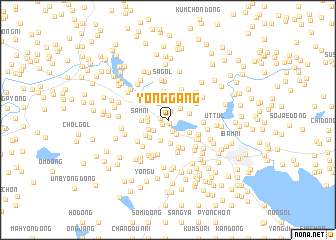 map of Yonggang