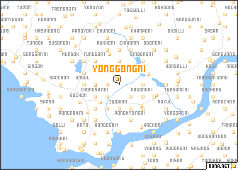 map of Yonggong-ni