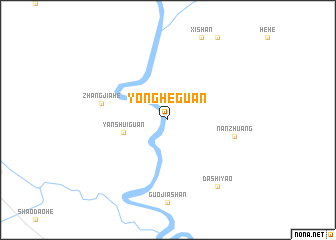 map of Yongheguan