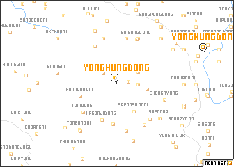 map of Yonghŭng-dong