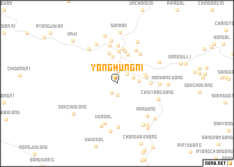 map of Yonghŭng-ni