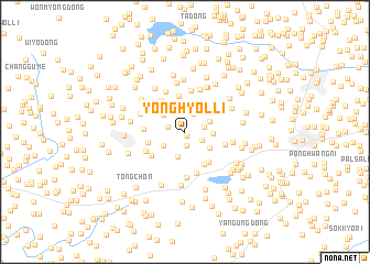 map of Yonghyŏl-li