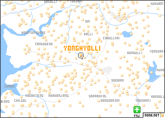 map of Yonghyŏl-li