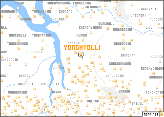 map of Yonghyŏl-li