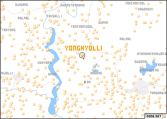 map of Yonghyŏl-li