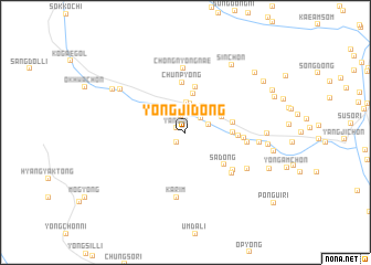 map of Yŏngji-dong