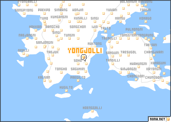 map of Yŏngjŏl-li